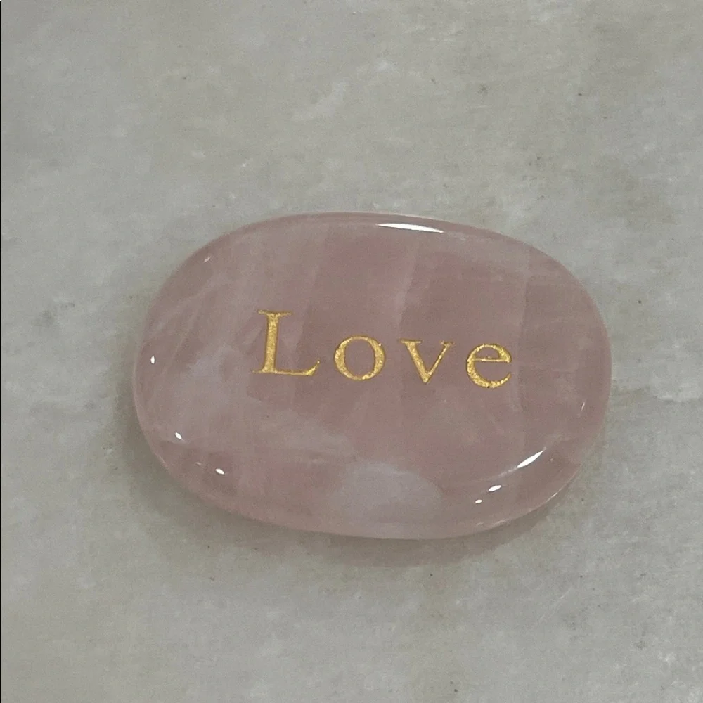 Set of Inspirational Stones with Gold Lettering